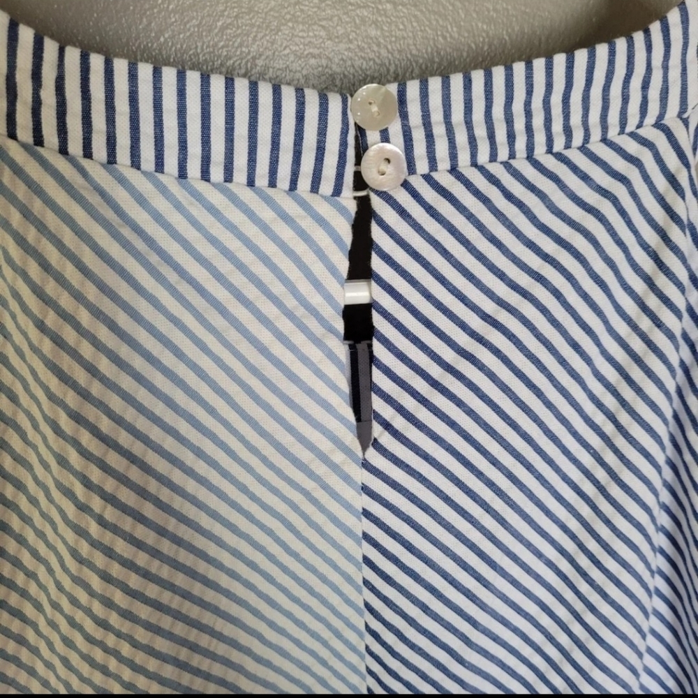 NWT Vineyard Vines Seersucker Stripe Block Dress - Picture 4 of 6